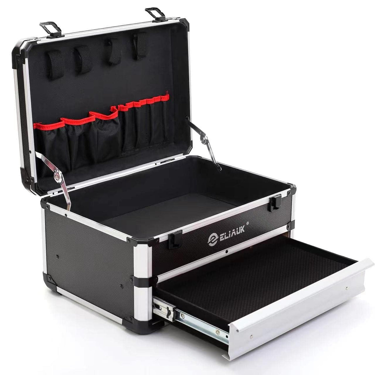 Tool Box Tool Organizer Storage Cabinet Carry Case Tool box with DrawersSilver