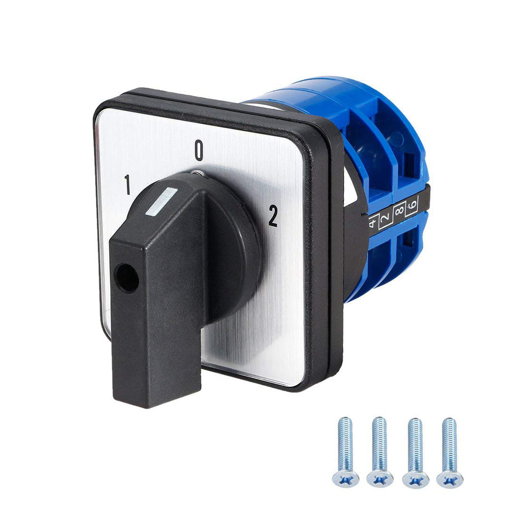 Changeover Switch LW28-32 3 Positions 8 Terminals Universal Rotary Cam Selector Latching Switches 690V 32A