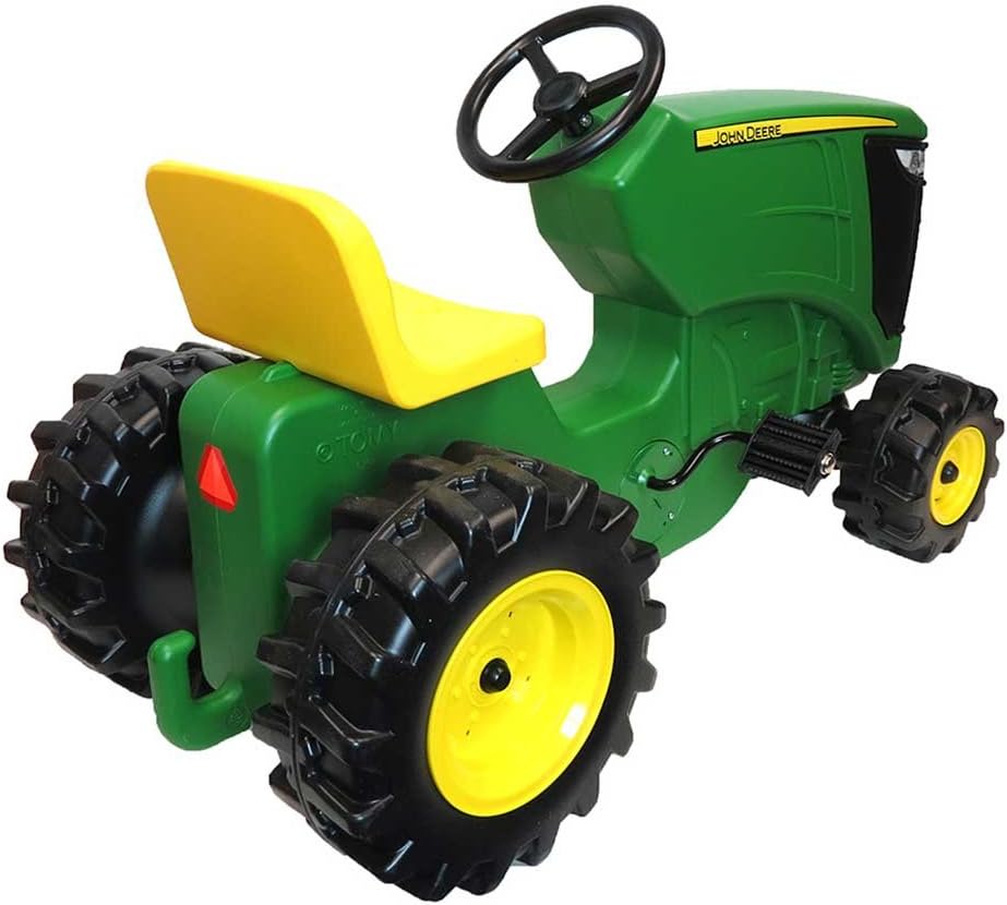 John Deere Ride On Toys Pedal Tractor for Kids Aged 18 Months to 3 Years, Green/Yellow, One Size