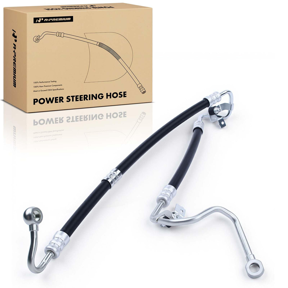 A-Premium Power Steering Pressure Hose Assembly Compatible with BMW