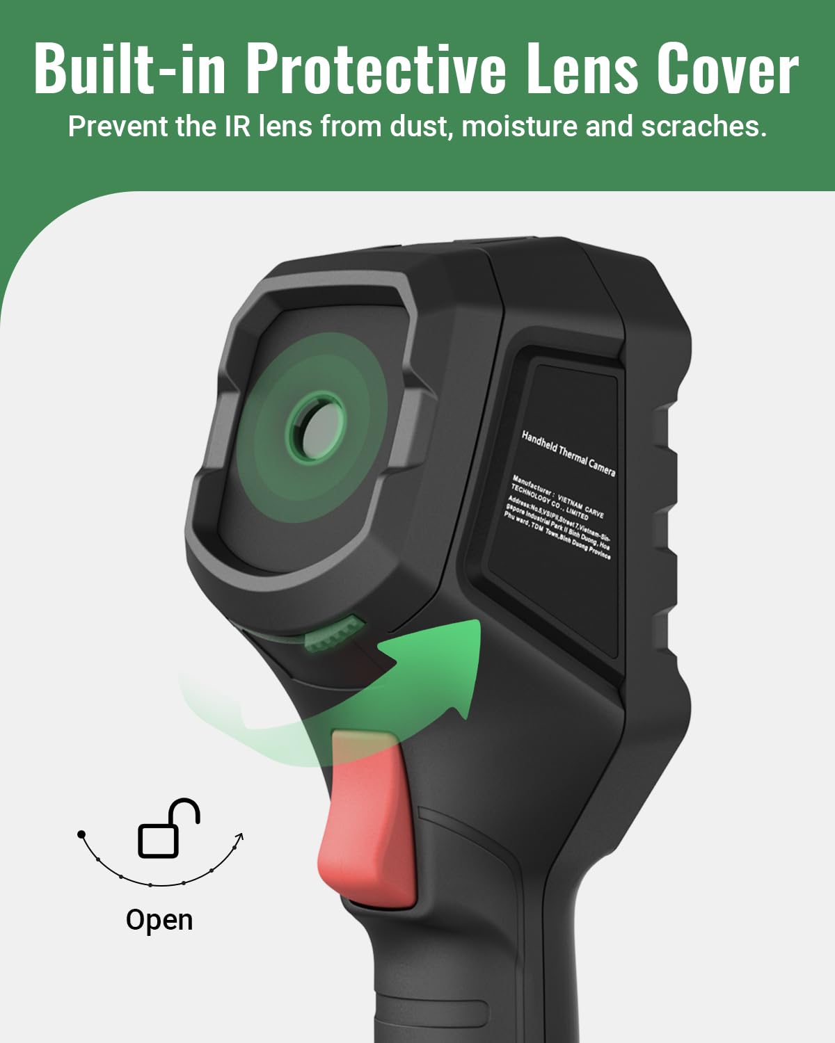HSFTOOLS HF256 Thermal Imaging Camera, 256x192 IR Resolution Thermal Camera