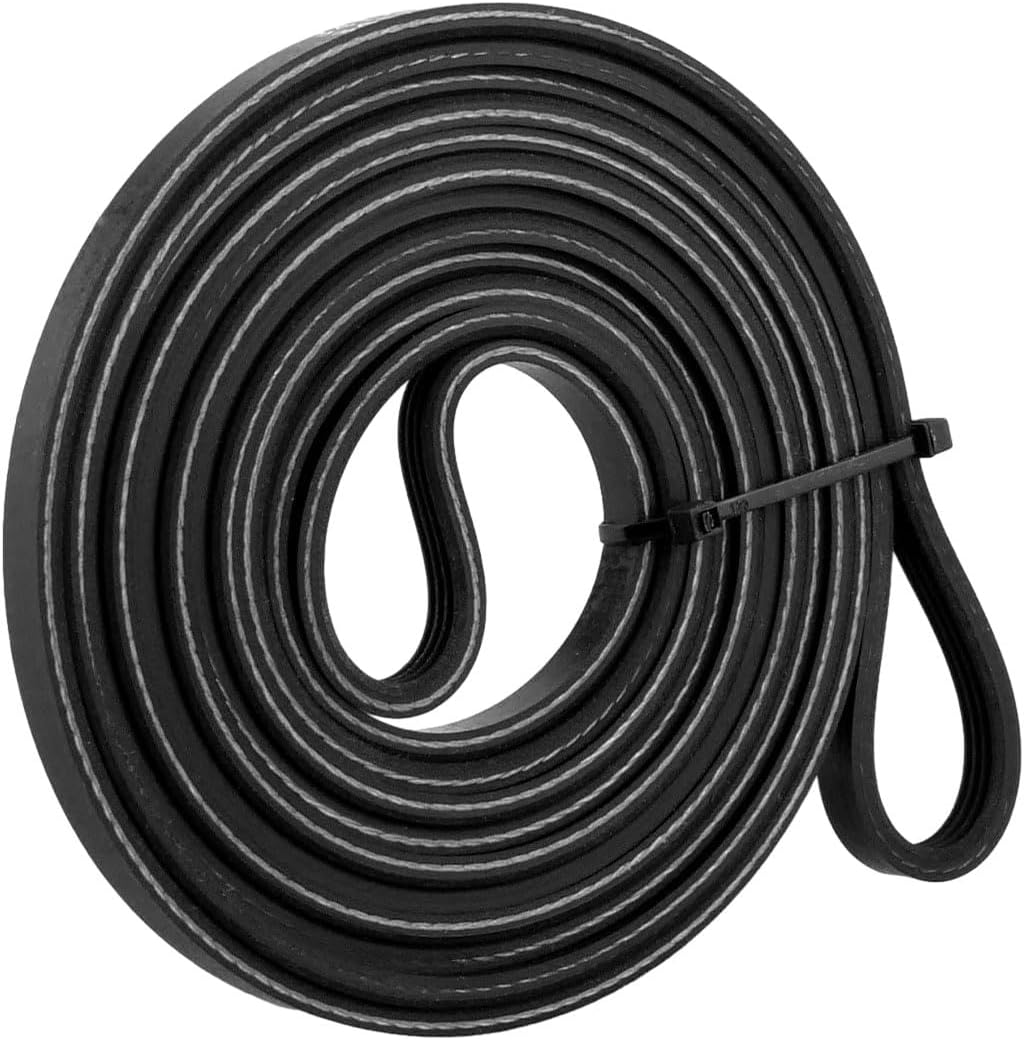 Dryer Drum Drive Belt 89.5 in Replacement 89.5In - Includes Main Part HTDX100ED0WW HTDP120ED0WW Compatible with Hotpoint