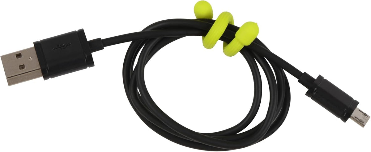 Gear Tie Original ProPacks - Reusable Rubber Twist Ties for Indoor & Outdoor Use - Bendable Wire Interior - Durable