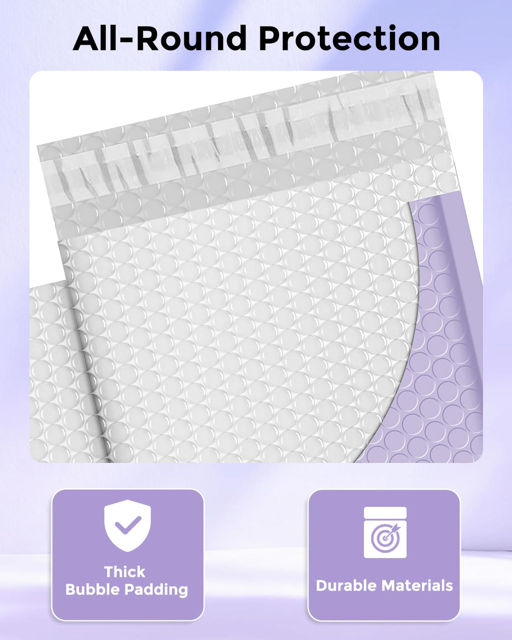 Bubble Mailers 6x10" 600 Pack Lilac Purple Padded Envelopes Bulk
