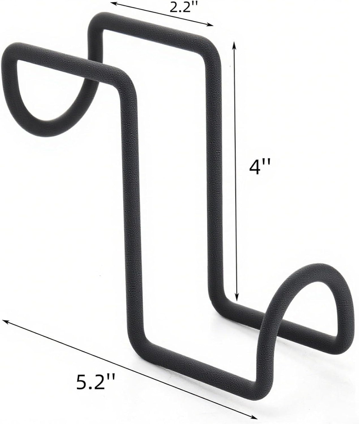 8 Pcs Tack Hook 4 Inch, Heavy Duty Horse Halter Rack, Over Rail Bridle Hooks, Metal Horse Water Bucket Hangers for