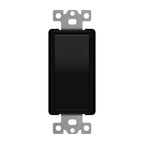 ENERLITES Black 4-Way Decorator Paddle Rocker Light Switch, 15A, 1 Pack