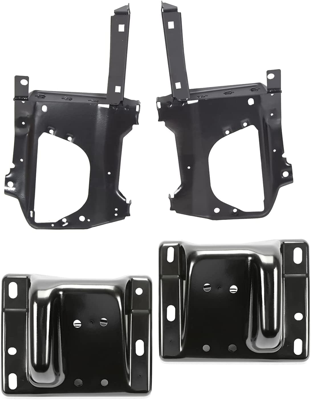 ECOTRIC Bumper Bracket Compatible with 2010-2018 Ram 2500 3500 Pickup