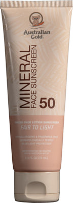 Tinted Mineral Face Sunscreen SPF 50 | Fair to Light Tint