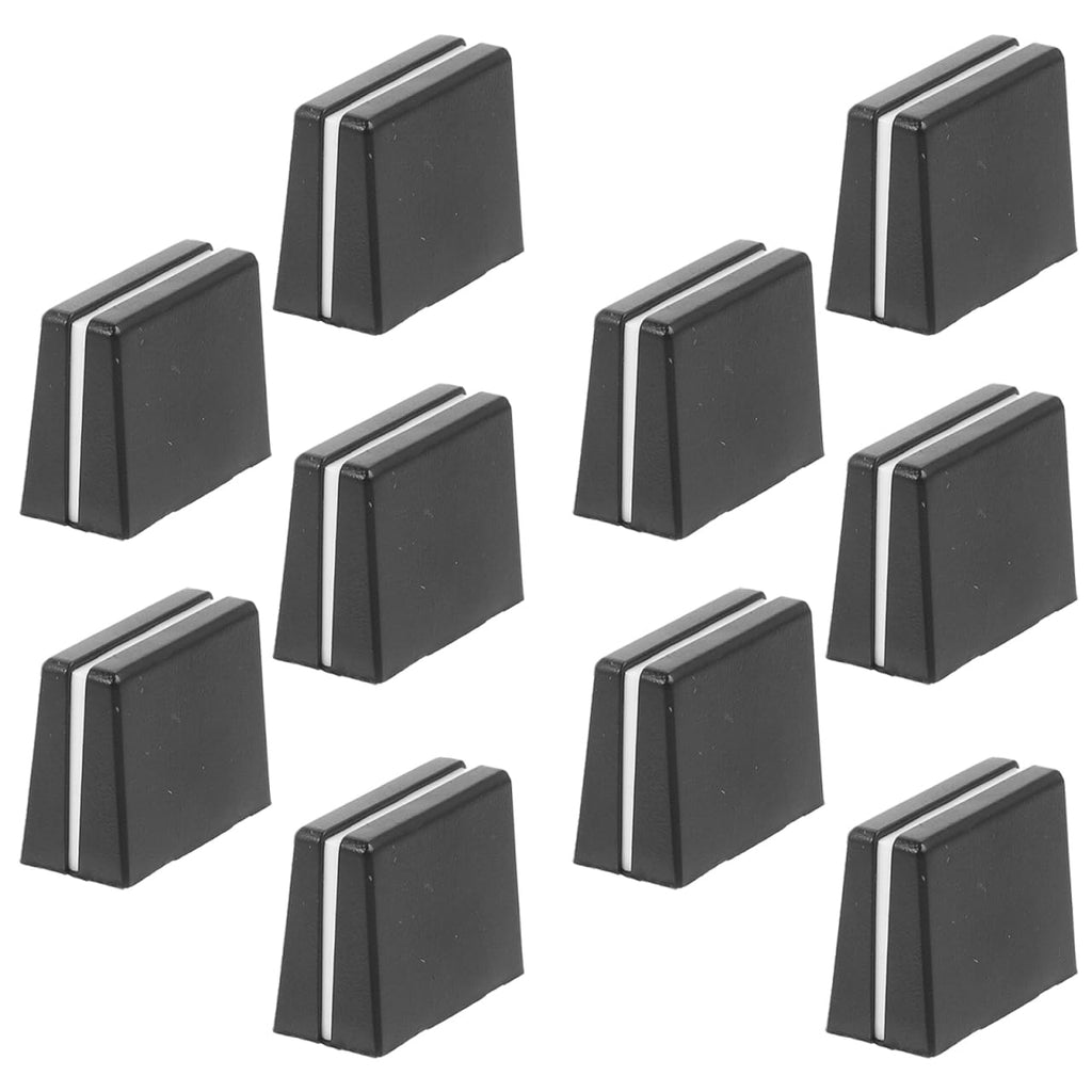 Abaodam 10pcs Audio Mixer Fader Caps, 4 mm Slider Knob Replacements