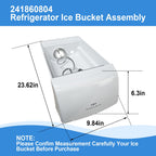 241860804 Refrigerator Ice Bucket Container Assembly for Frigidaire Fridge