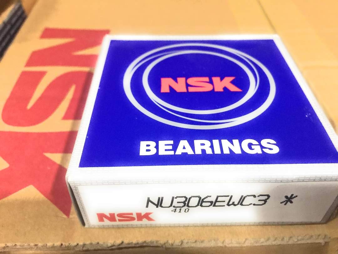 NSK NU306EW C3 Cylindrical Roller Bearings 30x72x19mm Same Day Shipping!!!