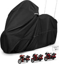 Motorcycle Cover with Side Top Box Compatible with Harley Davidson Touring Ultra Limited Street Glide Road Glide