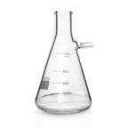 1000ml Borosilicate Glass Filtering Flask with Tubulation, 1 Pack