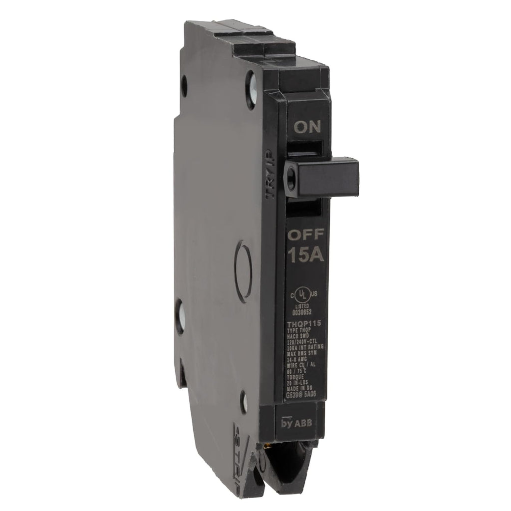 RecPro 15 Amp Single Pole Circuit Breaker for RV, GE Equivalent