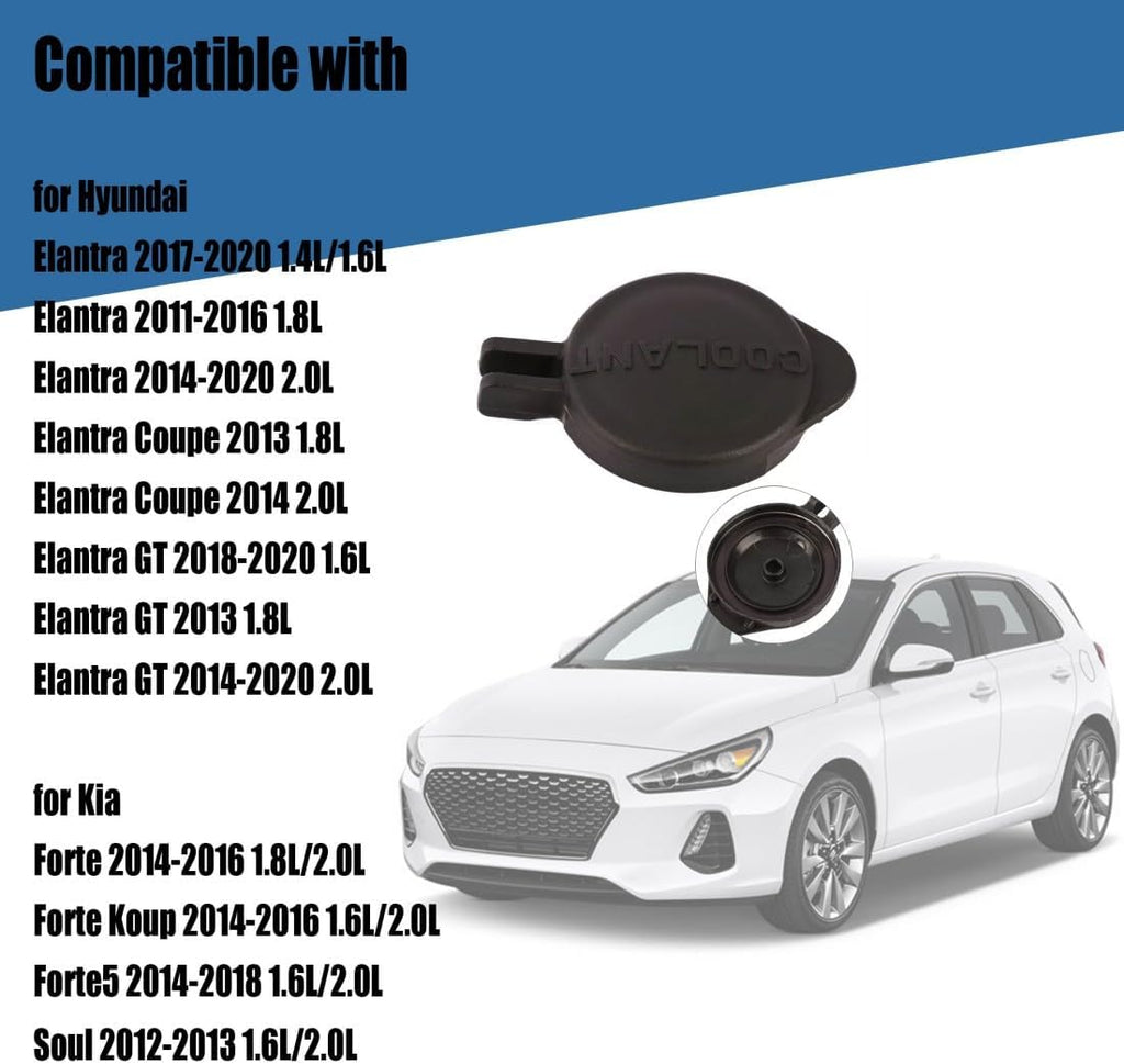 25441-3X000 Coolant Reservoir Cap for Hyundai Elantra 2013-2020