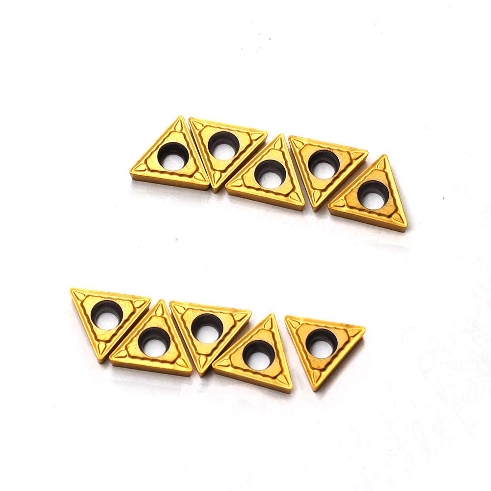 OSCARBIDE TCMT21.51/TCMT110204 TiN Turning Inserts 10Pcs