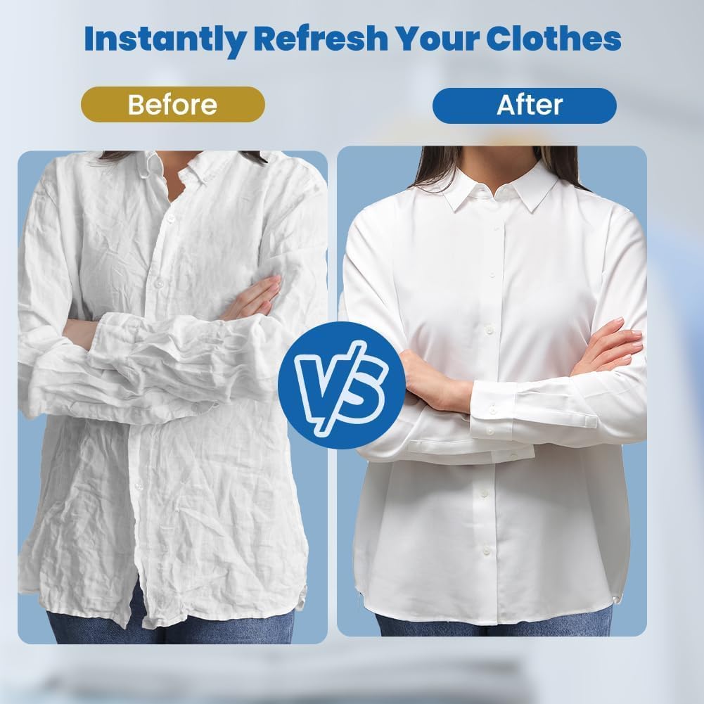 Steamer for Clothes 700W, Fast Heat-up in 40S Clothes Steamer | 120ML Water Tank, 25g/min Strong Penetrating Steam