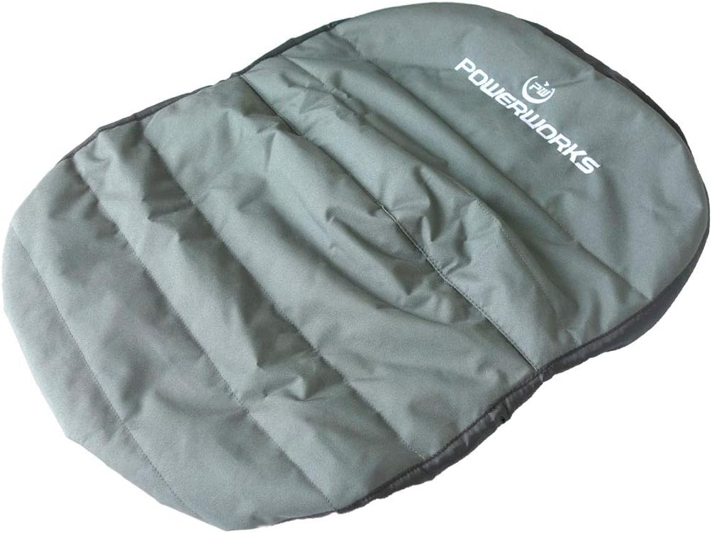 Weatherproof Deluxe Riding Lawn Mower Seat Cover, Medium, Black | For Seats 12.4-14.1" High, 600D Oxford