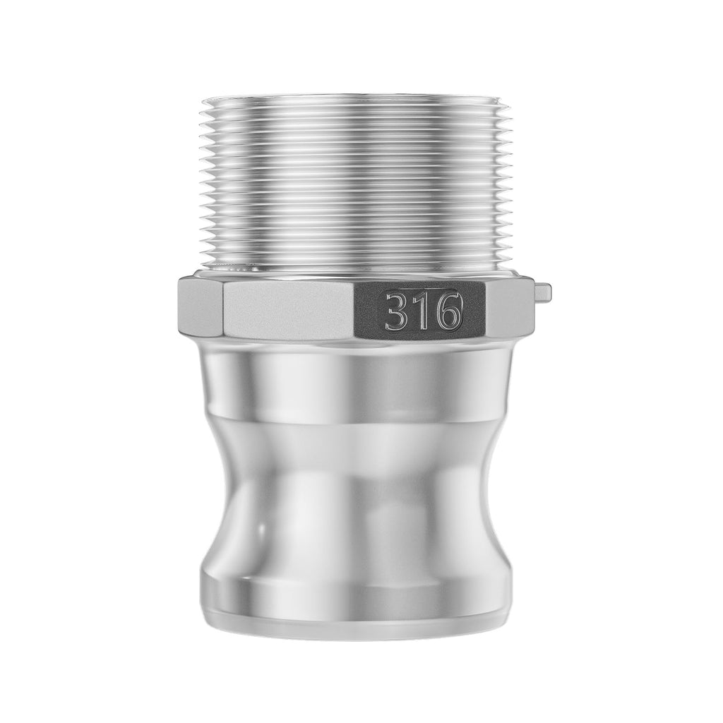 316 Stainless Steel 1 1/4" Camlock Fitting,Male & Female Thread