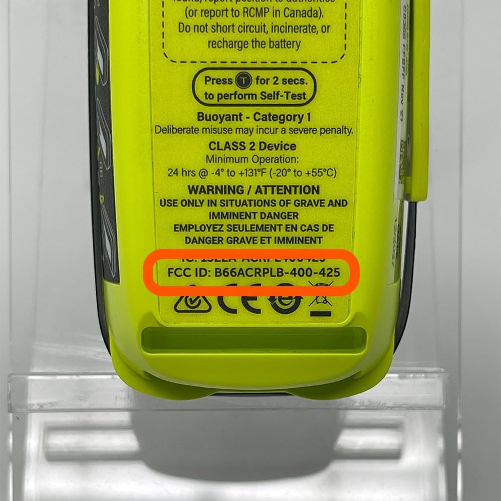 ResQLink 410 RLS GPS PLB SOS Emergency Safety & Survival Kit - Ideal for Hiking, Hunting, Boating & Fishing, with