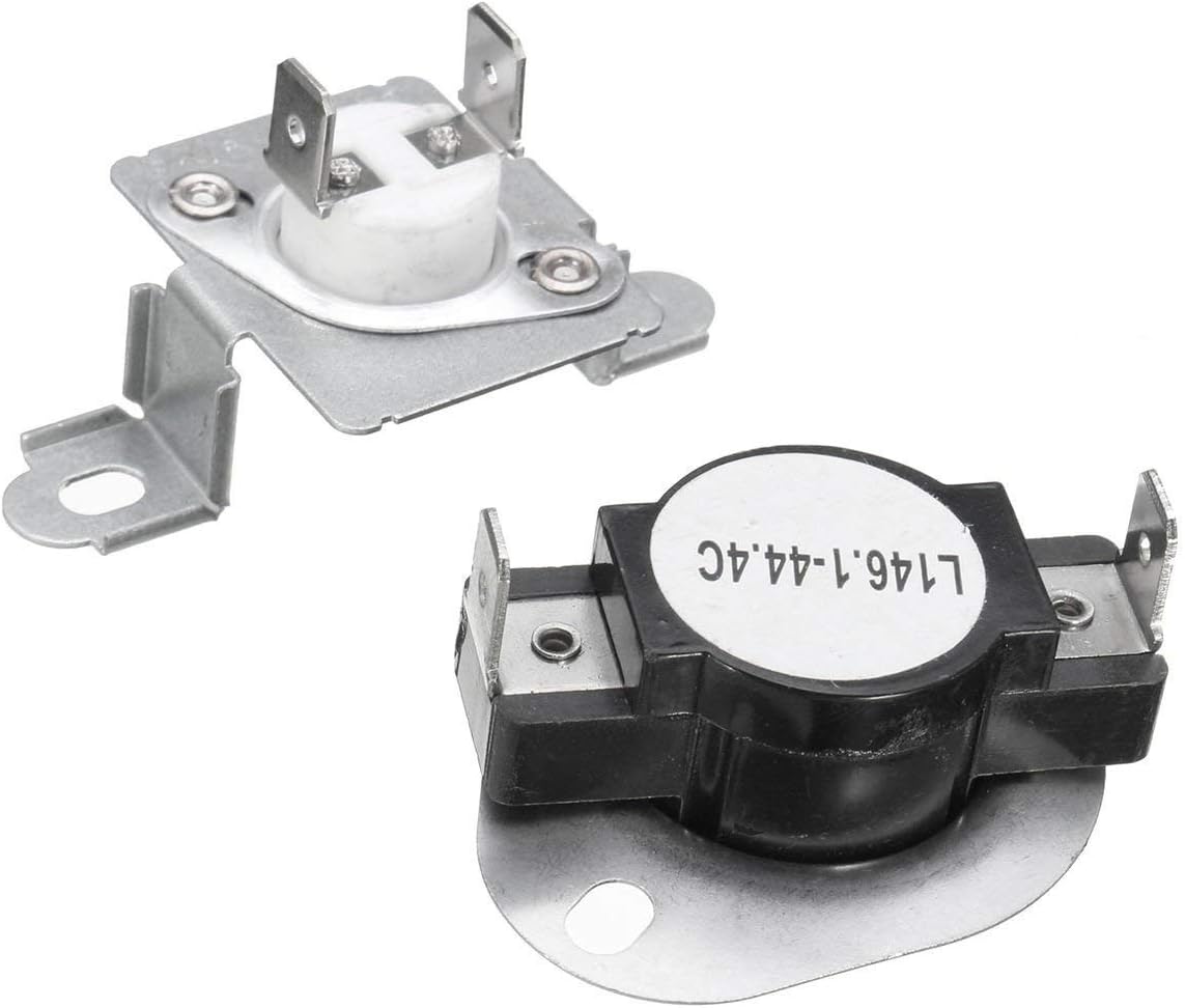 3404151, 3404152, 3977395 Compatible Thermal Cut Off Kit for Dryers WED5100HC2, WED5100HW0, WED5100HW1, WED5100HW2, WED6120HC0, WED6120HC1, WED6120HC2, WED6120HW0