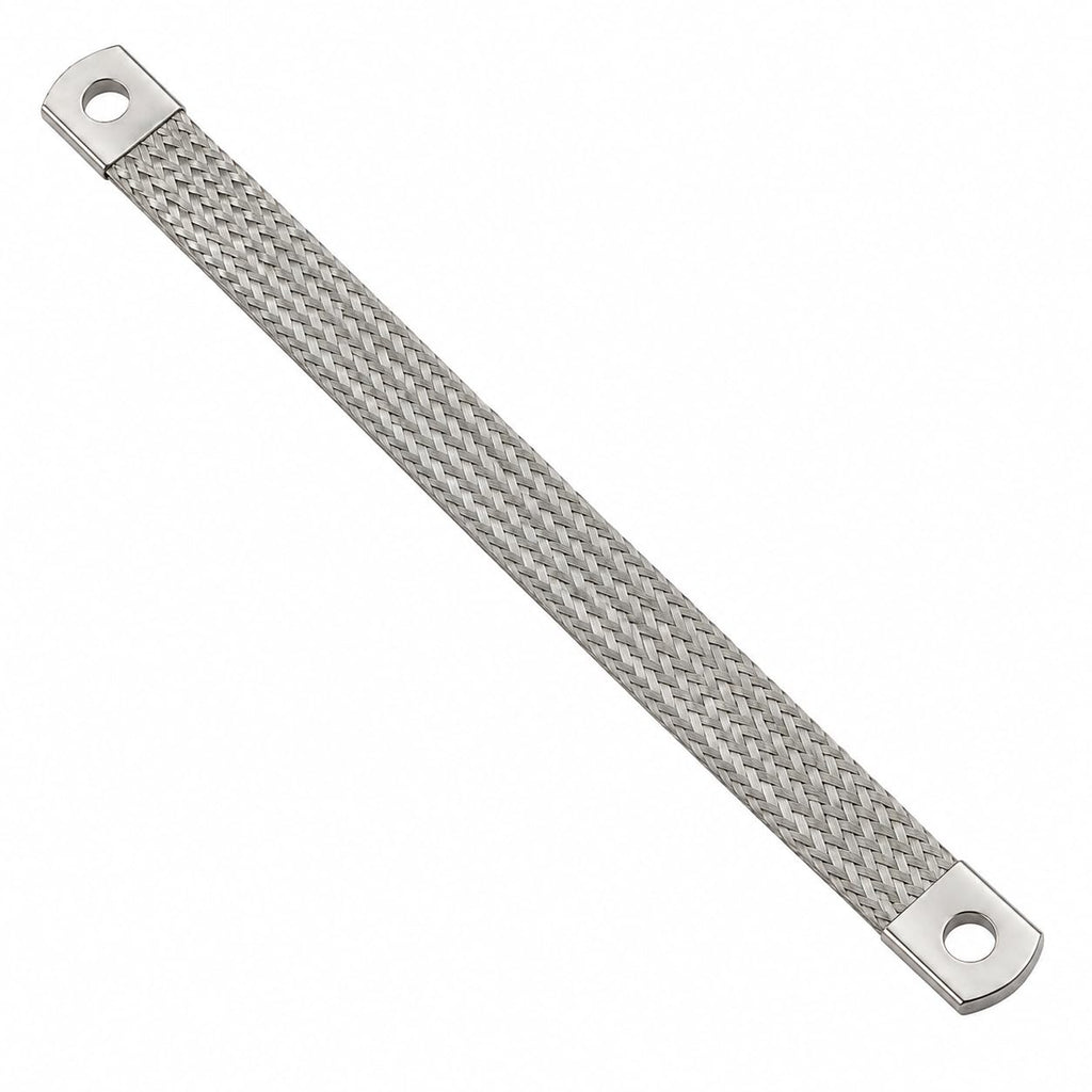 Ground Straps, 1PCS 12 Inch Tin-Plated Copper Braided Engine Ground Strap