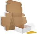 20 Pack 12x9x4 Shipping Boxes, 10 Pack White and 10 Pack Brown Corrugated Cardboard Box for Mailing, Packaging, Small