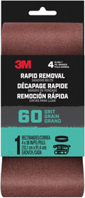 3M Rapid Removal 4x36 Power Sanding Belt, 60 grit, 1/Pack