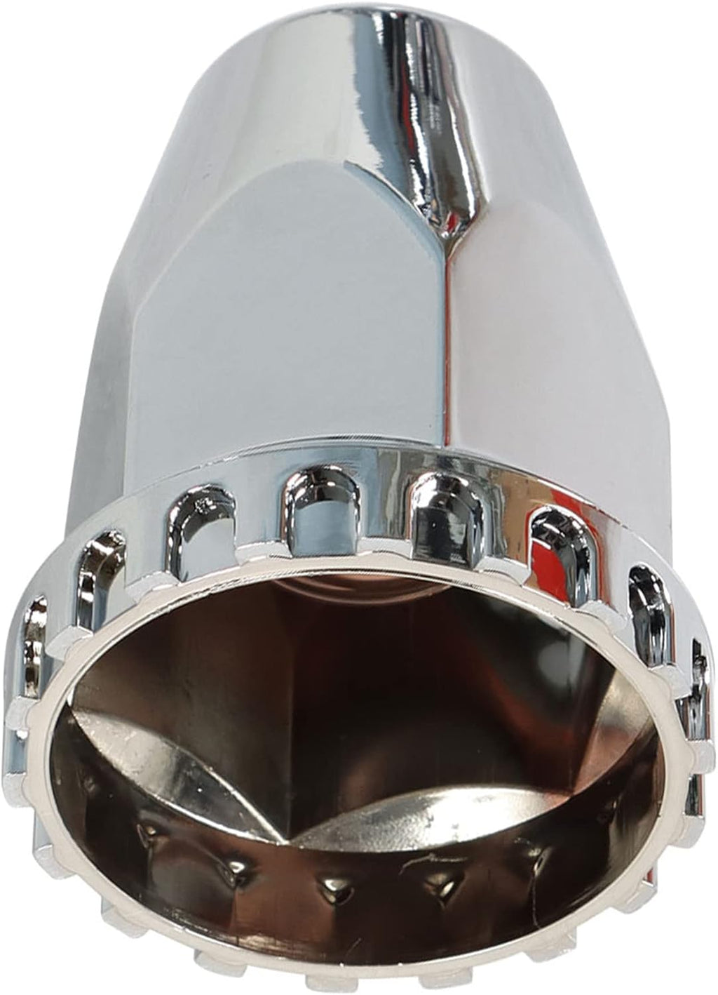 Chrome Front and Rear Hub Cover Wheel Axle Cover Center Caps Kit with 33mm Lug Nut Covers Replacement for 20 in &