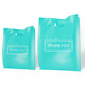 Thank You Bags for Small Business, 200pcs Plastic Retail Bags Merchandise Bags with Handles Bulk Large Reusable