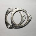 3" 3 Bolt MLSG High Temp Exhaust Gasket w/SS Fire Ring (Qty 2)