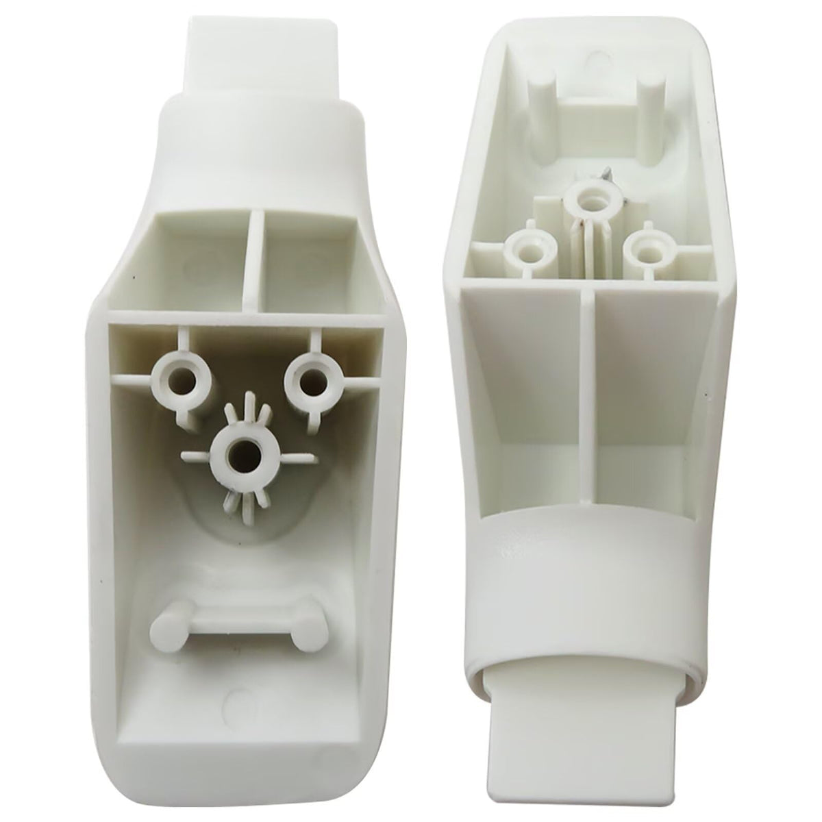 2 Pcs of WB7X7189 for GE Range Oven Door Handle White End Cap -White