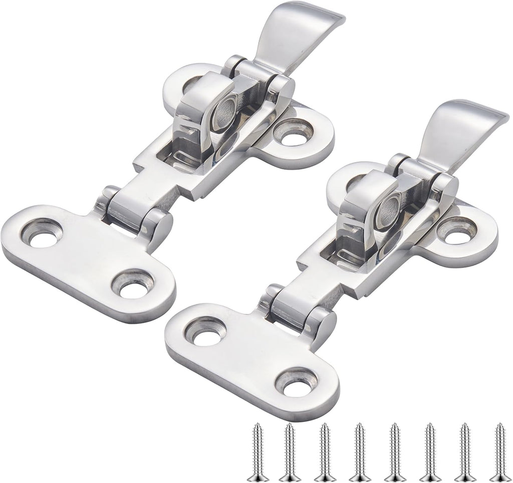 Toggle Lock Boat Hatch Latch,316 Stainless Steel, 2 Pack