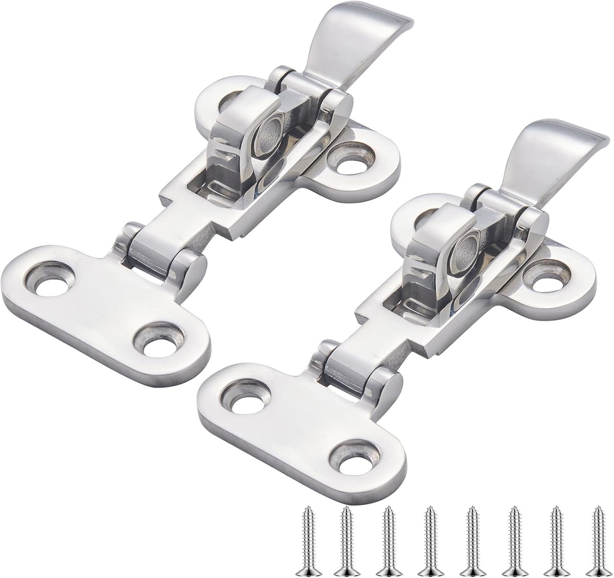 Toggle Lock Boat Hatch Latch,316 Stainless Steel, 2 Pack