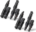 Solar Branch Connectors 2 to 1 Y Connector FMM+MFF, 2 Pairs | Solar Panel Parallel Connection Kit, Cable Wire Adapter
