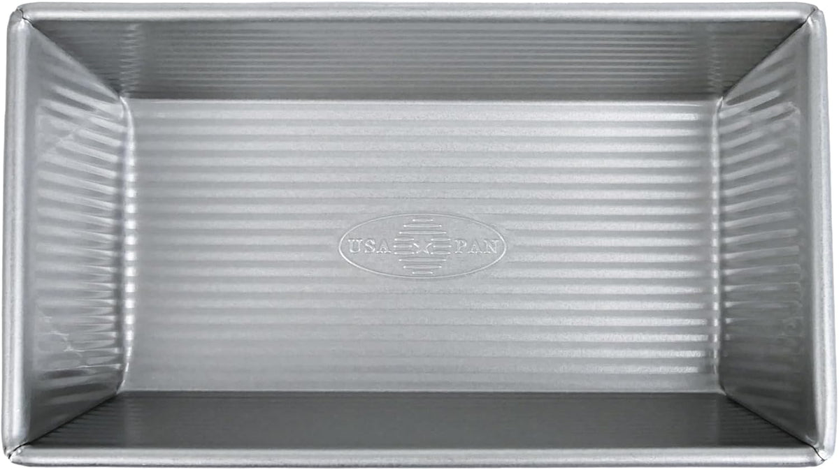 1145LF Bakeware Aluminized Steel 1.25 Lb Loaf Pan, Medium, Silver