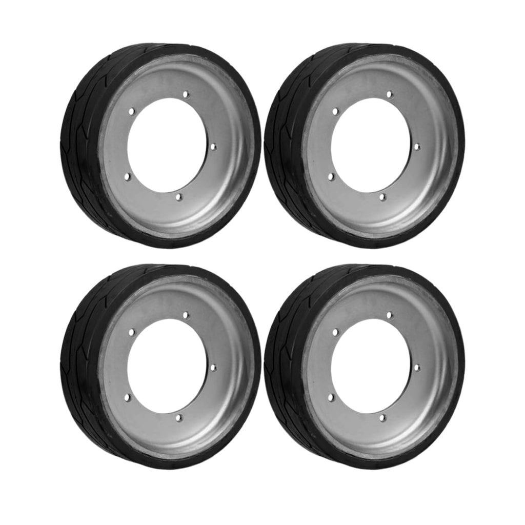 Tire with Rim Assembly 4Pcs 2915013 Compatible with JLG Industries Scissor Lift 2630ES 3246ES