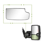 Passenger Right Side Lower/Small Mirror Glass Replacement