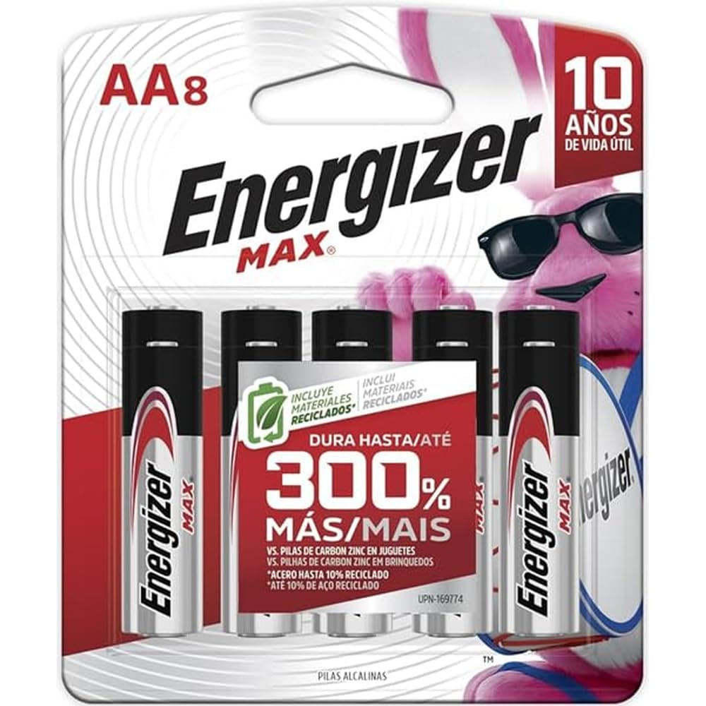 Energizer Max Alkaline AAA Batteries 8 ea