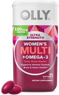 Ultra Strength Women's Multi Softgels, Overall Health and Immune Support, Omega-3s, Iron, Vitamins A, D, C, E, B12