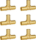 SUNGATOR 6-Pack 1/2" PEX Tee, PEX Fittings 1/2 Inch Tee