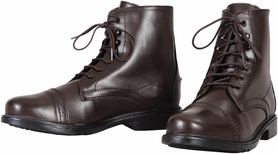 Women’s Starter Lace-Up Paddock Boots| Durable, Easy to Clean Water-Resistant Horse Riding Boots