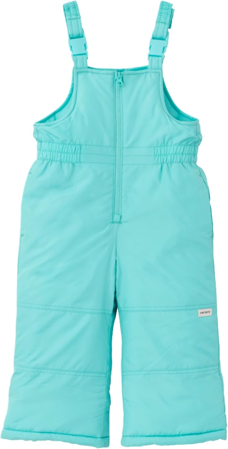 Unisex Kids Insulated Snow Bib Snow-ver-all Ski Pants