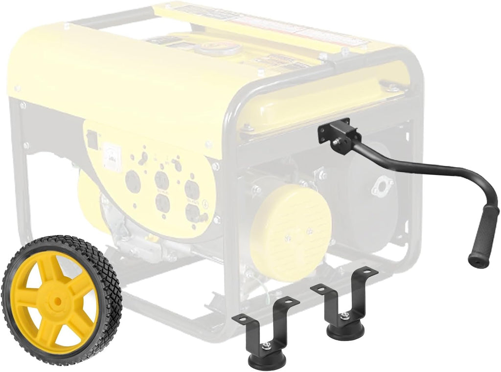 8” Never-Flat Generator Wheel Kit for Predator Watt Generators | Fits 4000 6500 8750, Equipped With An Adjustable Handle