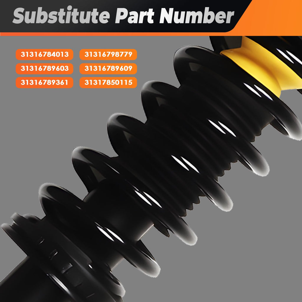 Aspaton Pair Front Left Right Shock Struts Assembly 31316798779