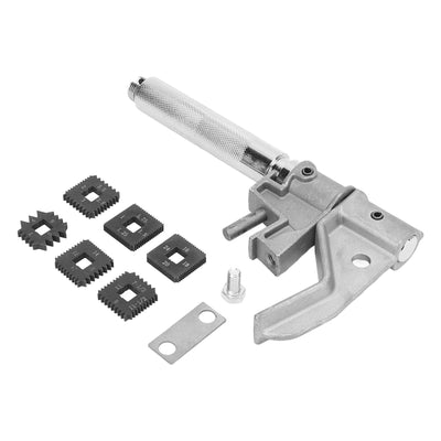 External Thread Chaser, Accurate Aluminum Good Rigidity Silver Anodized Finish High Hardness Damage External Thread Repair Tool for 1?1/4in?5in OD