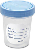 Basic Specimen Containers, Sterile, Latex-Free, Polypropylene, 4.5-oz Capacity (Pack of 100)