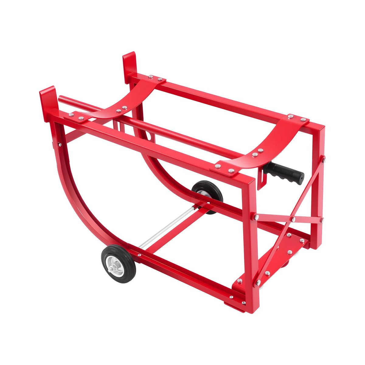 2PC Drum Cradle 55 Gallon, 600 Lbs Capacity Steel Drum Dolly