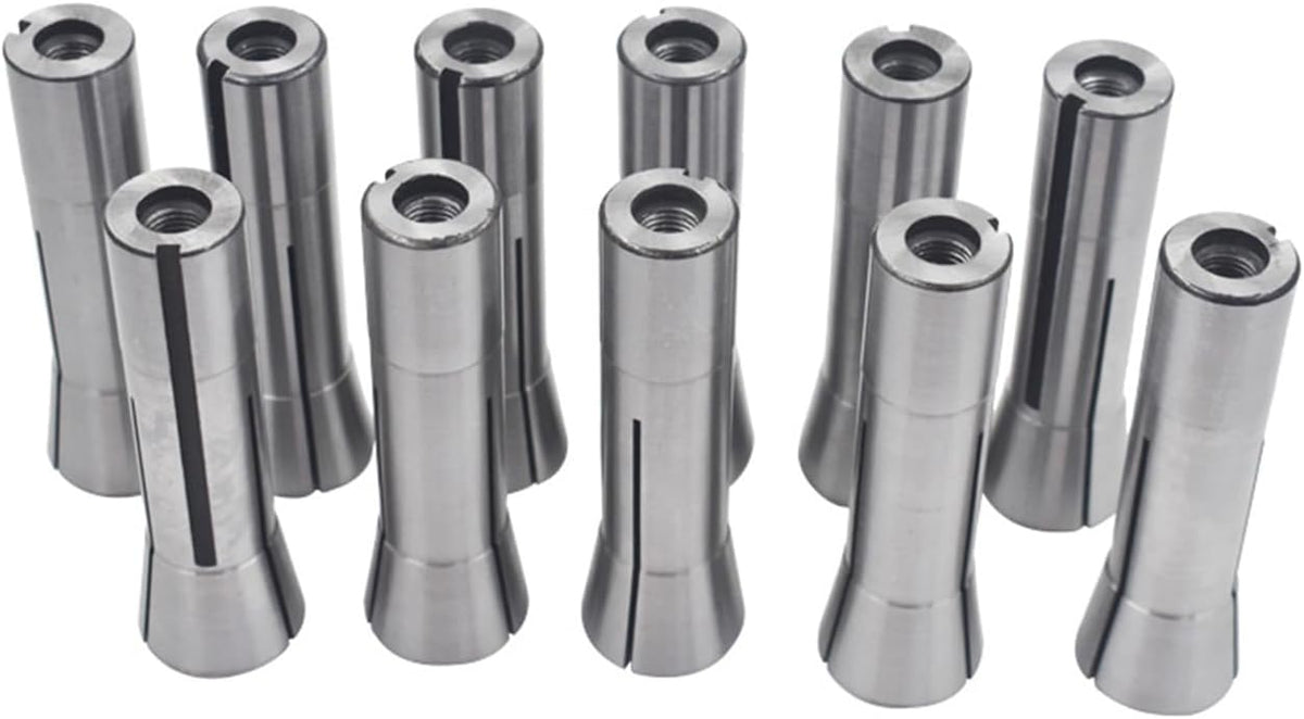 High Accuracy 11 Pcs R8 Collet Set 1/8-3/4 Inch
