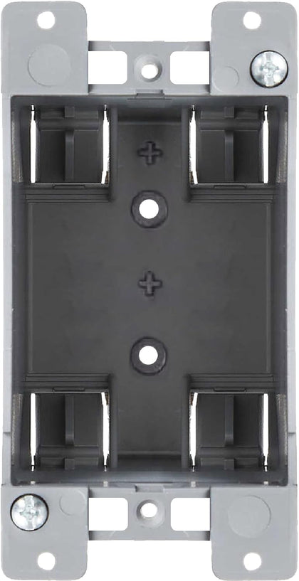 1-Gang PVC Old Work Electrical Outlet Box (1-pack) | 14 cu. in. Plastic Junction Box for Switches, GFCI, or Duplex